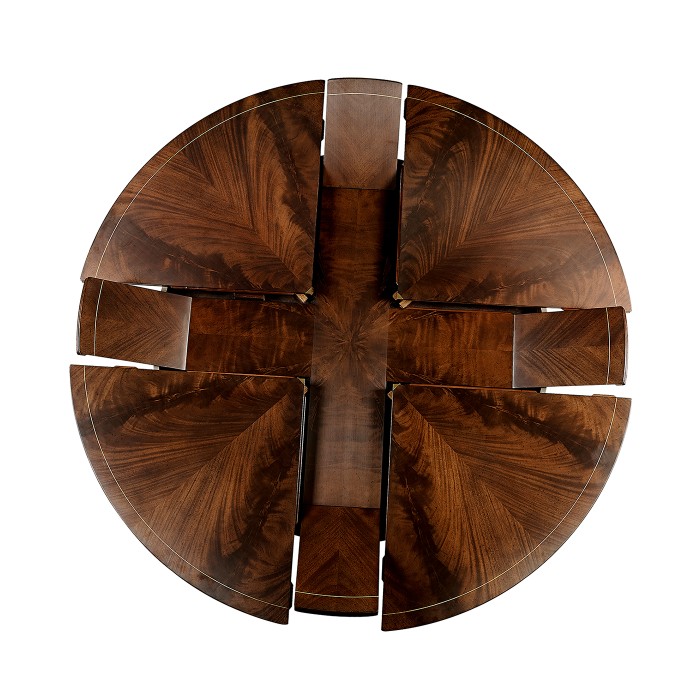 Mahogany Round Dining Table 59