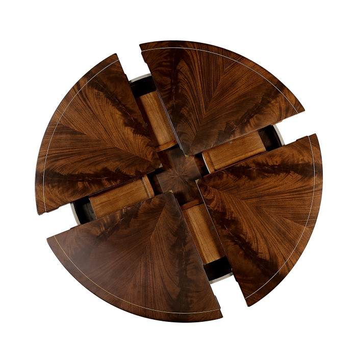Mahogany Round Dining Table 59