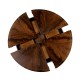 Mahogany Round Dining Table 59