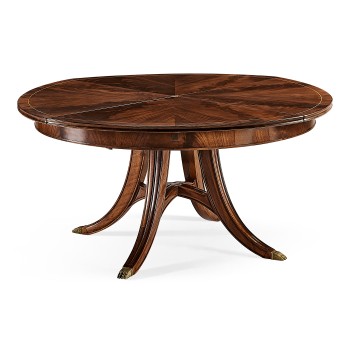 Mahogany Round Dining Table 59