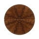 Mahogany Flip-Top Demilune Breakfast Table 36