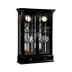 Corinthian Column Black Display Cabinet