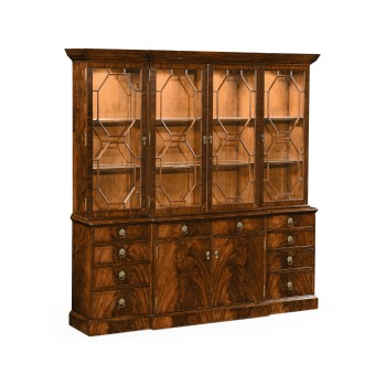 Buckingham Triple Mahogany Display Cabinet
