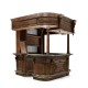 Complete Linenfold Dark Oak Home Bar