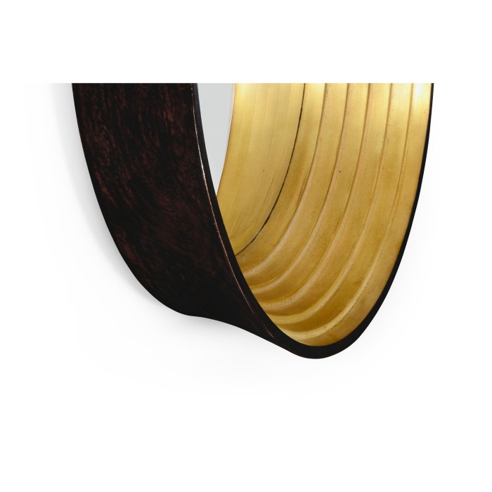 Contemporary Circular Recessed Mirror