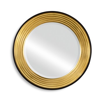 Contemporary Circular Recessed Mirror
