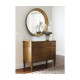 Contemporary Circular Recessed Mirror