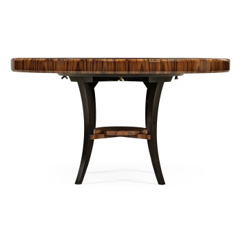 Art Deco High Lustre Round Dining Table 54