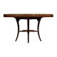 Art Deco Satin Round Dining Table 54