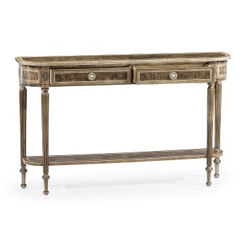 Regency Bleached Mahogany Console Table