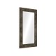 Faux Macassar Ebony & Anthracite Shagreen Floor Mirror