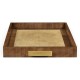 Ivory Shagreen Rectangular Tray