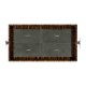 Faux Macassar Ebony & Anthracite Shagreen Tray