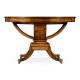 Biedermeier Style Crotch Walnut Centre/ Library Table
