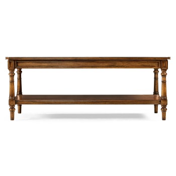 Victorian style walnut coffee table