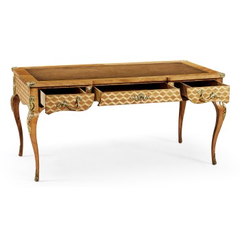 Satinwood & Marquetry Bureau Plat