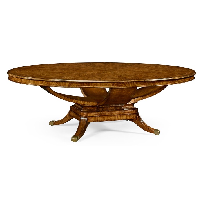 Biedermeier Style Oval Dining Table 96