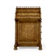 Burl oak davenport desk