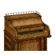 Burl oak davenport desk