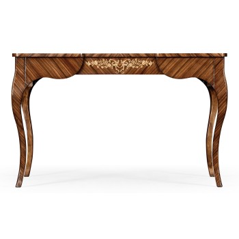 Rosewood and satinwood dressing table
