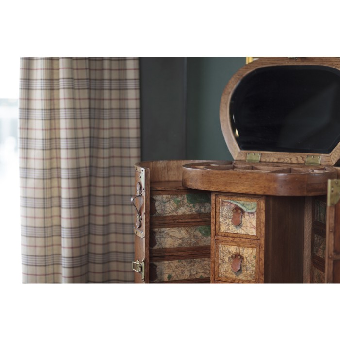 Travel Trunk Style Metamorphic Dressing Table