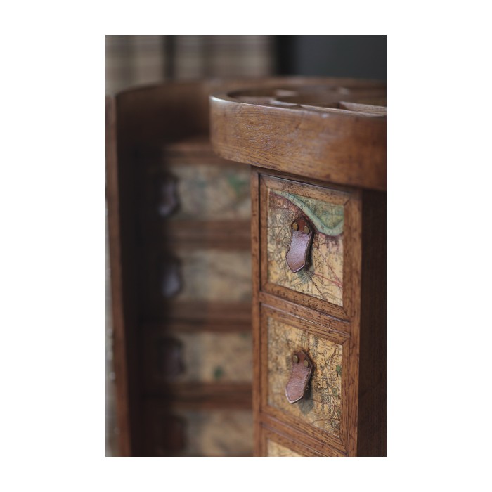 Travel Trunk Style Metamorphic Dressing Table