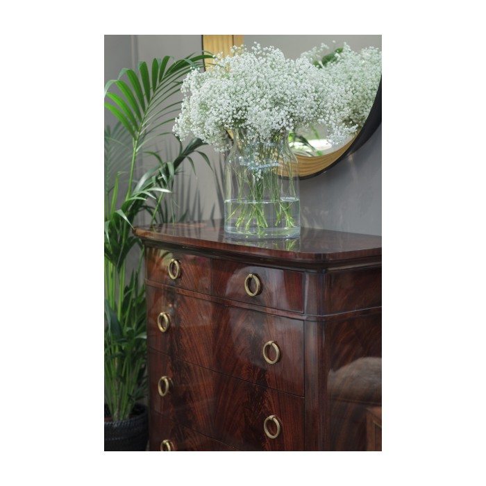 Early Victorian style mahogany chest of drawers