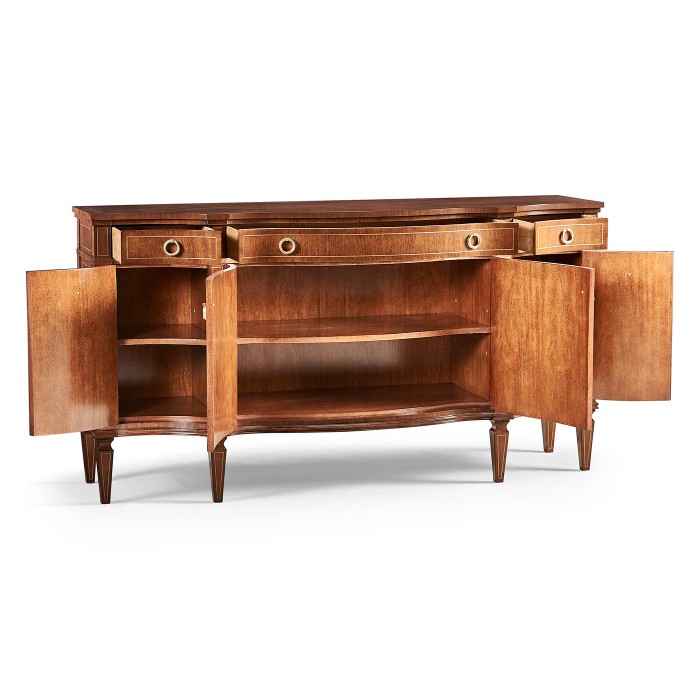 Bowfront Mahogany Cabinet