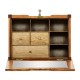 Light Satinwood Collectors Cabinet