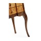 Light Satinwood Collectors Cabinet