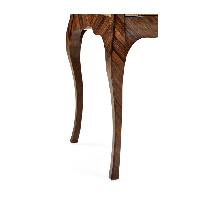 Light Satinwood Collectors Cabinet