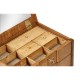 Light Satinwood Collectors Cabinet
