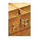 Light Satinwood Collectors Cabinet
