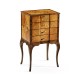 Light Satinwood Collectors Cabinet