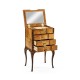 Light Satinwood Collectors Cabinet