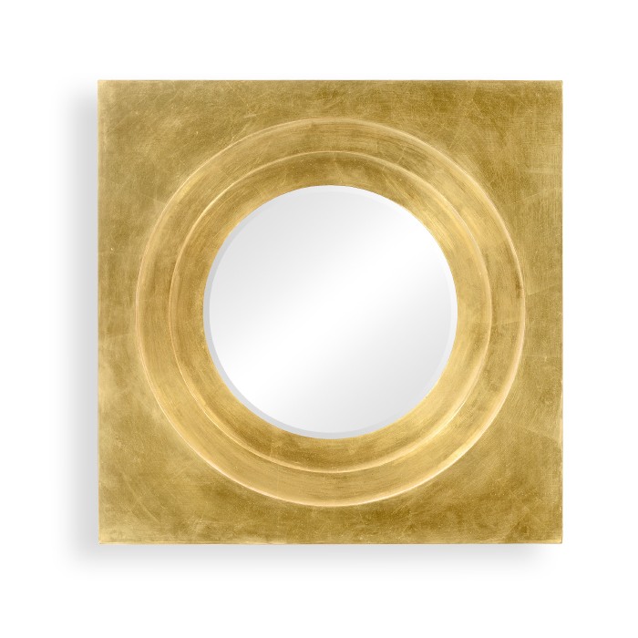 Gilded Framed Round Mirror