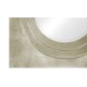 Silver Framed Round Mirror