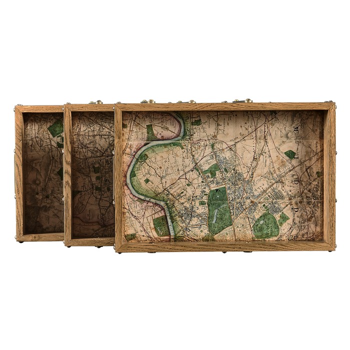 Travel Trunk Style Letter Tray