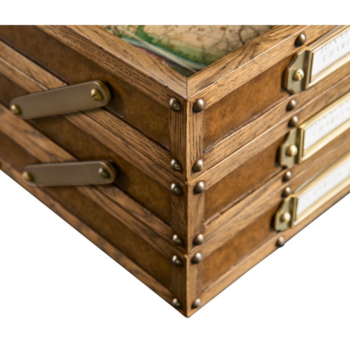 Travel Trunk Style Letter Tray