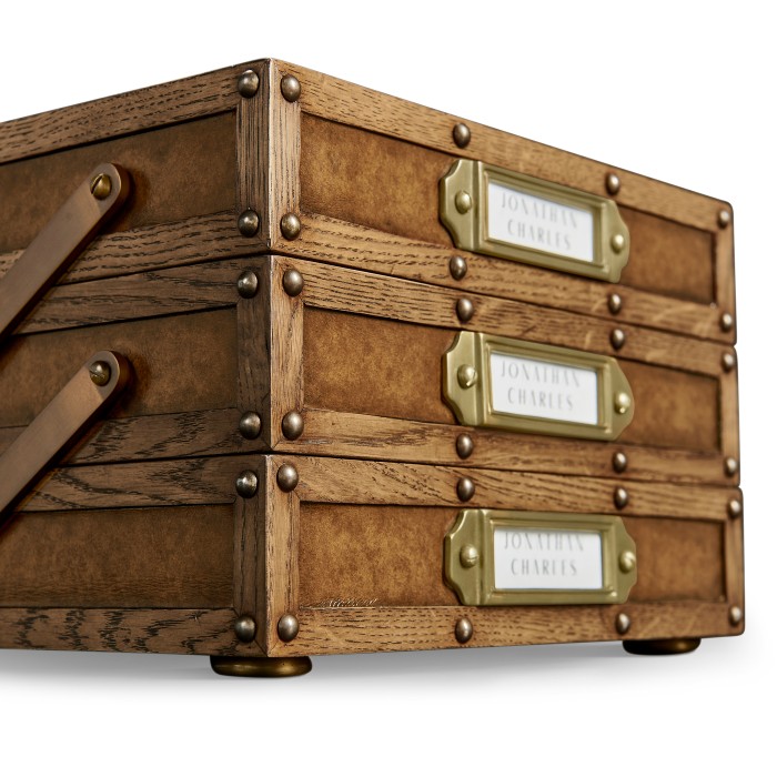 Travel Trunk Style Letter Tray