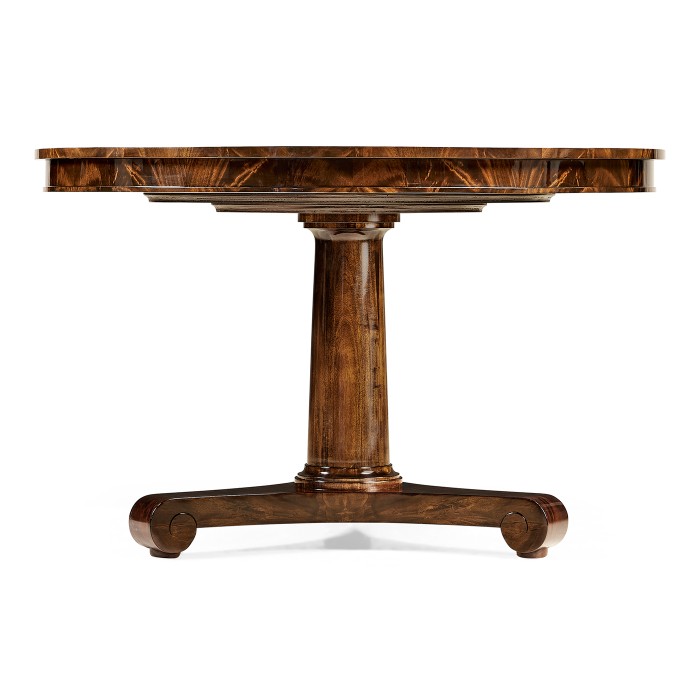 Flame Mahogany Biedermeier Breakfast Table 48