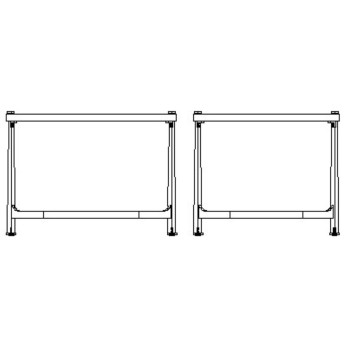 Églomisé & iron bunching tables