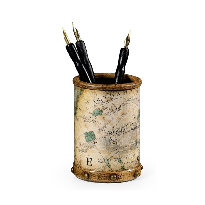 Travel Trunk Style Pen Holder