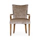 Biedermeier Style Walnut Dining Arm Chair