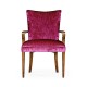 Biedermeier Style Walnut Dining Arm Chair