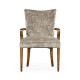 Biedermeier Style Walnut Dining Arm Chair