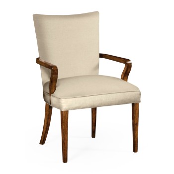 Biedermeier Style Mahogany Dining Arm Chair