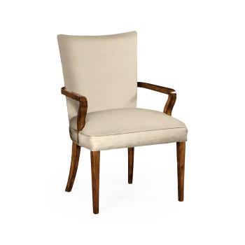Biedermeier Style Mahogany Dining Arm Chair