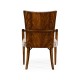 Biedermeier Style Mahogany Dining Arm Chair