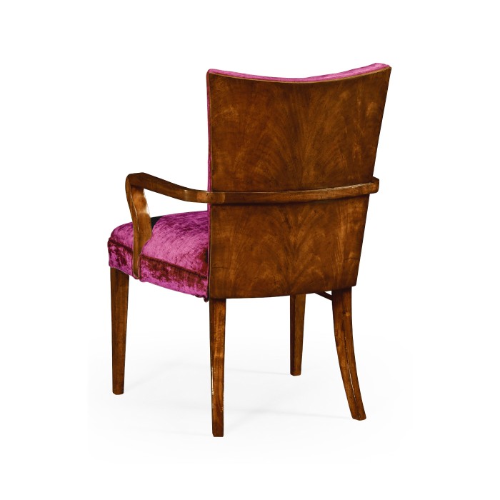 Biedermeier Style Mahogany Dining Arm Chair